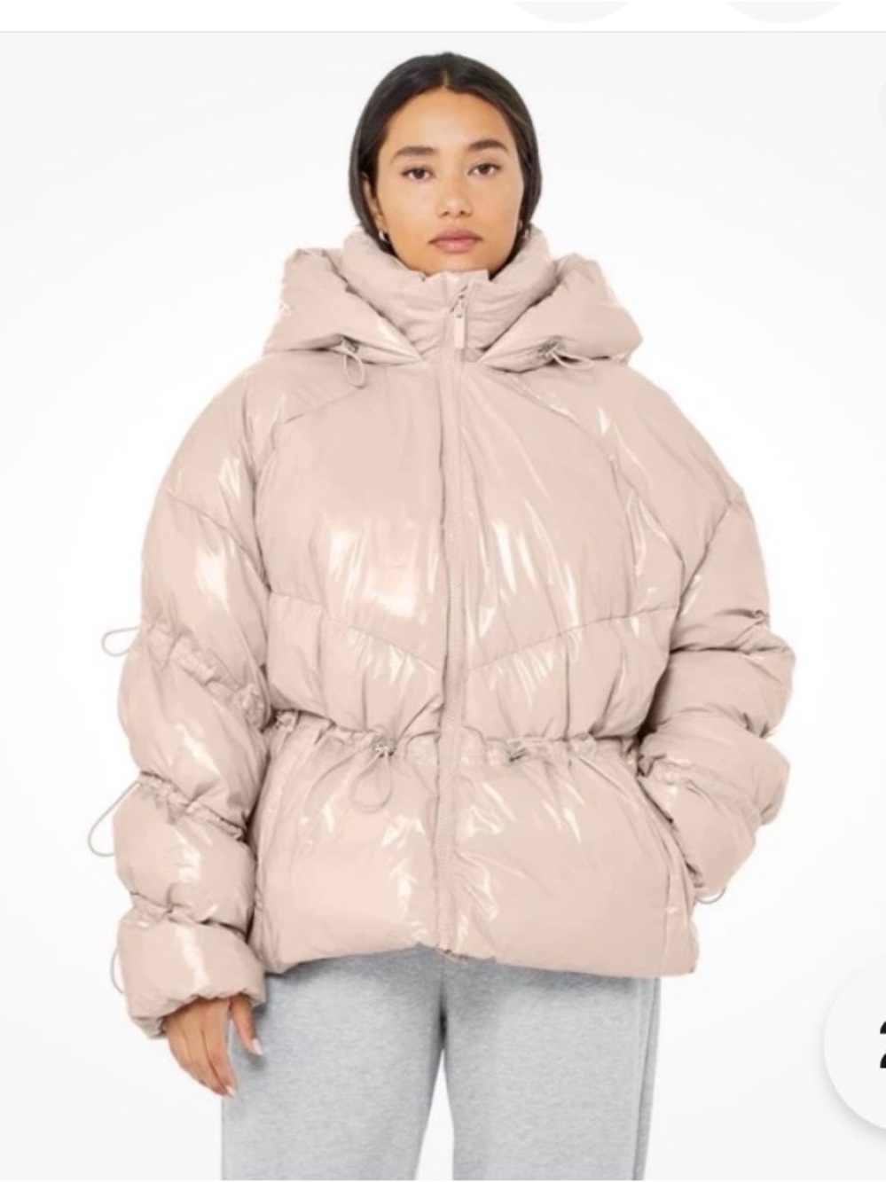 Alo Stunner Puffer Coat - Dusty Pink